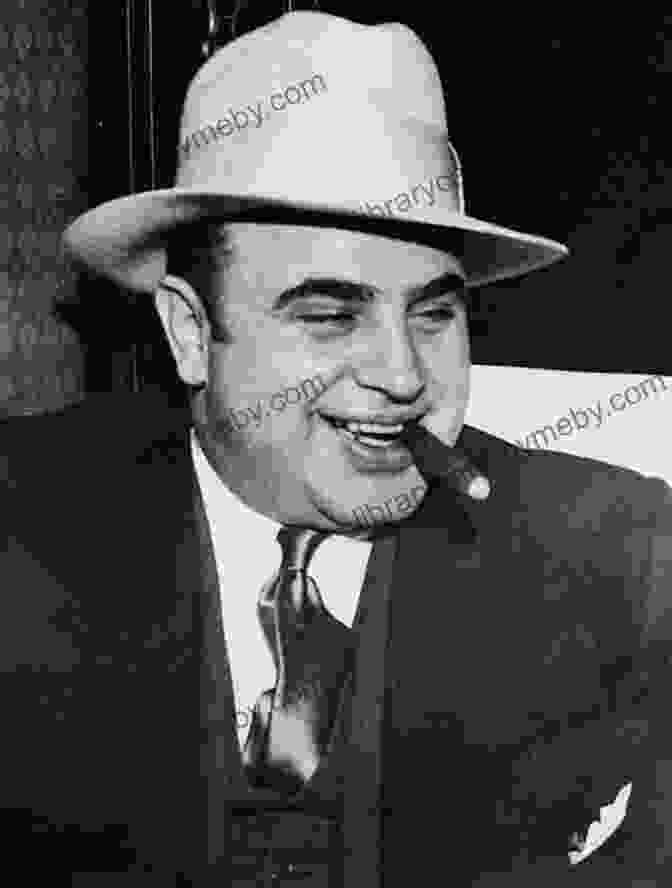 A Black And White Photo Of Al Capone Smoking A Cigar Mr Capone Robert J Schoenberg