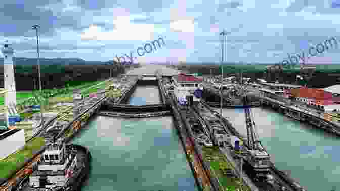 A Breathtaking Panoramic View Of The Panama Canal, Showcasing Towering Locks And Verdant Surroundings. Cruising The Panama Canal From Florida To California: Abbreviated Guide For Cruise Ship Passengers