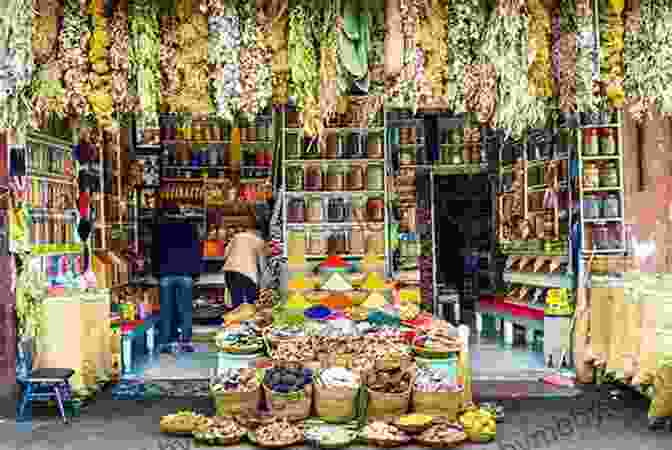 A Bustling Market In Marrakech, With Vibrant Colors And Exotic Spices. Way Off The Road: Discovering The Peculiar Charms Of Small Town America