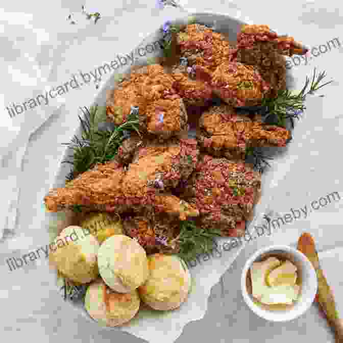 A Delicious Spread Of Southern Cuisine On A Table, Featuring Fried Chicken, Biscuits, Cornbread, And Sweet Tea. Guide To The Natchez Trace Parkway