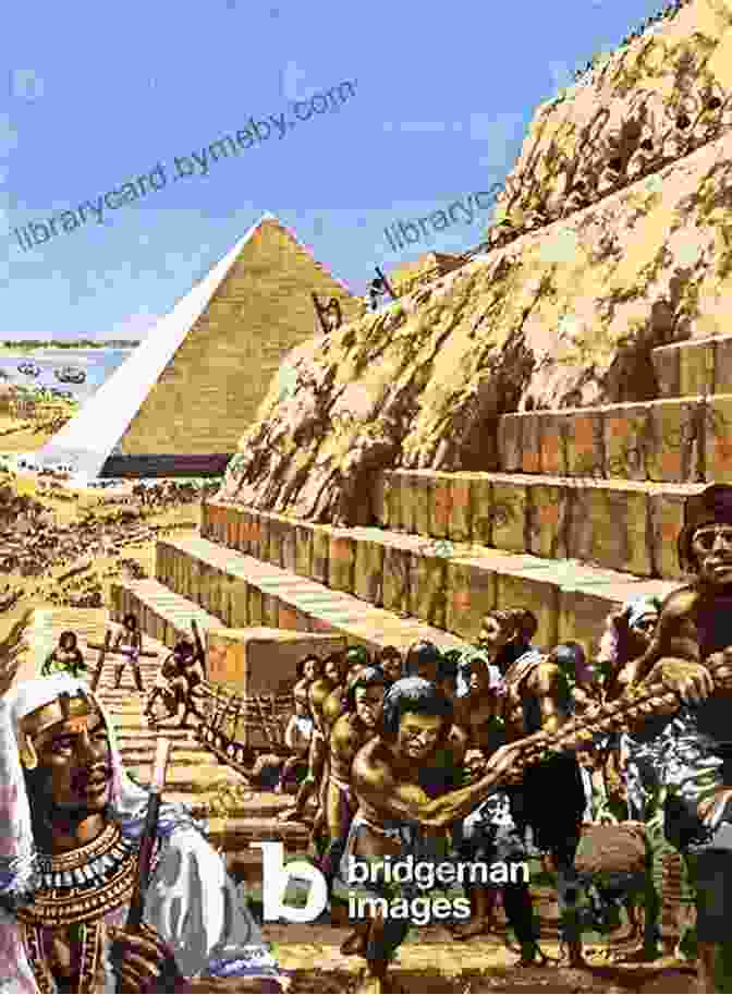 A Depiction Of The Construction Of The Great Pyramid. The Secret Of The Great Pyramid: How One Man S Obsession Led To The Solution Of Ancient Egypt S Greatest Mystery