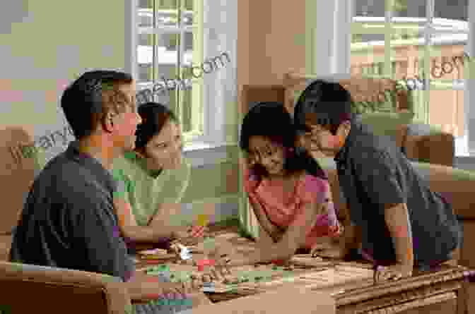 A Family Playing A Homemade Board Game Make Fun : Create Your Own Toys Games And Amusements