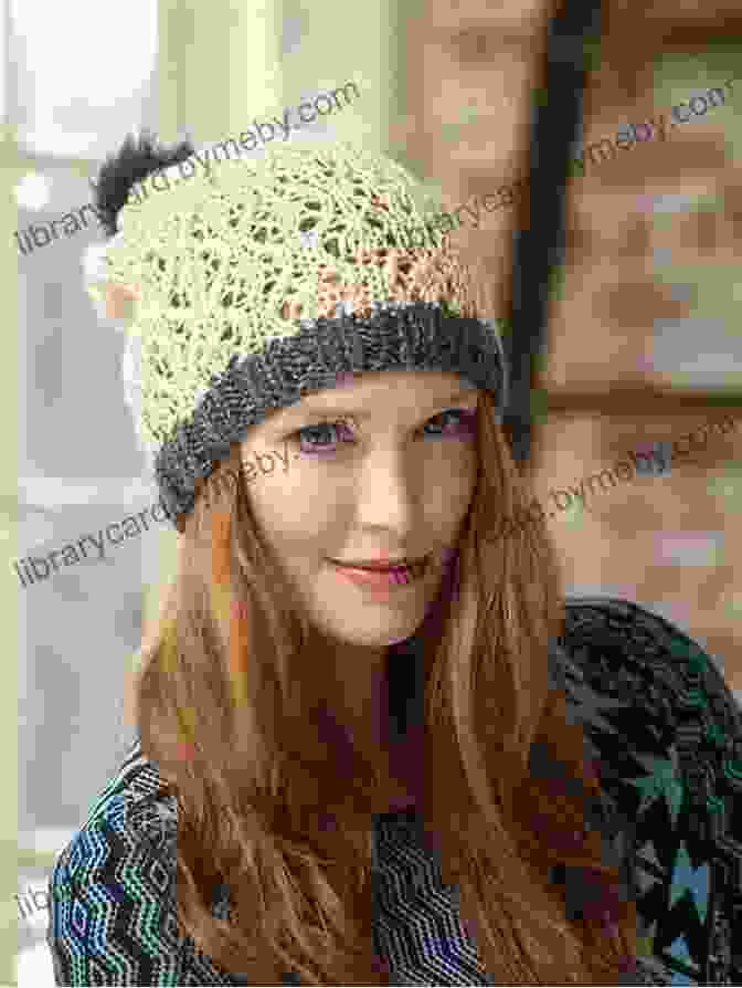 A Felted Knit Hat With An Intricate Lacework Pattern Felted Knits Beverly Galeskas