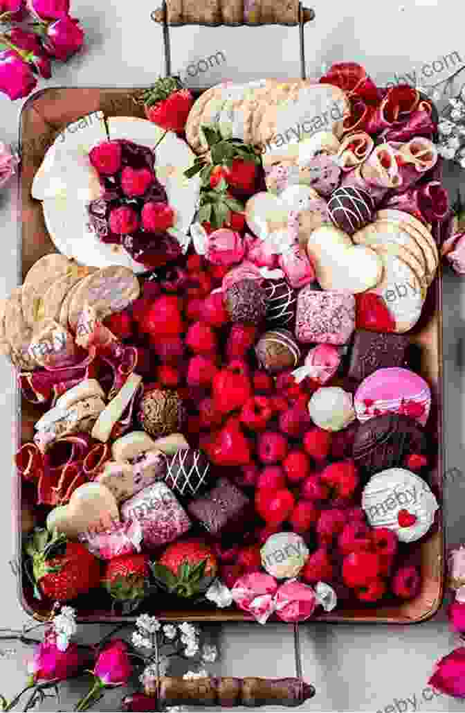 A Festive Themed Charcuterie Board Adorned With Valentine's Day Treats Like Chocolates, Strawberries, And Champagne. The Best Charcuterie Board: The Charcuterie Board Ideas In 2024