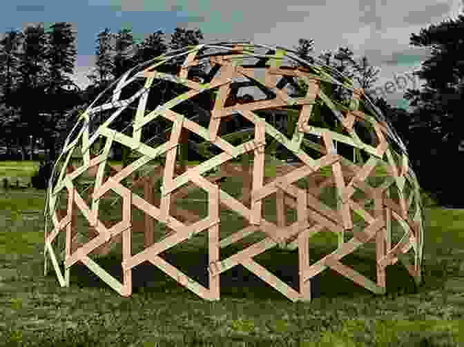 A Geodesic Dome, A Spherical Structure Made Of Interconnected Triangles, Photographed In Black And White, Creating A Stunning Geometric Pattern Against The Sky. You Belong To The Universe: Buckminster Fuller And The Future