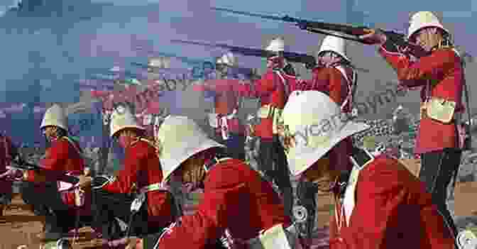 A Group Of British Soldiers Stand In A Defensive Position At Rorke's Drift, Surrounded By Zulu Warriors A Handful Of Heroes Rorke S Drift: Facts Myths And Legends