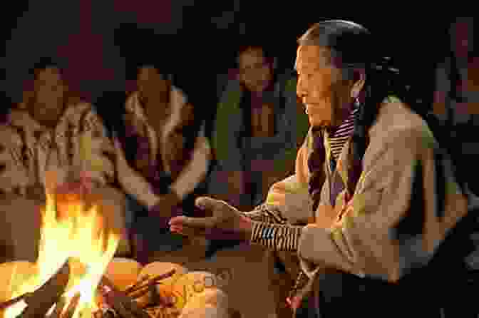 A Group Of Desert Indian Women Gathered Around A Campfire, Sharing Stories And Dreams. Desert Indian Woman: Stories And Dreams