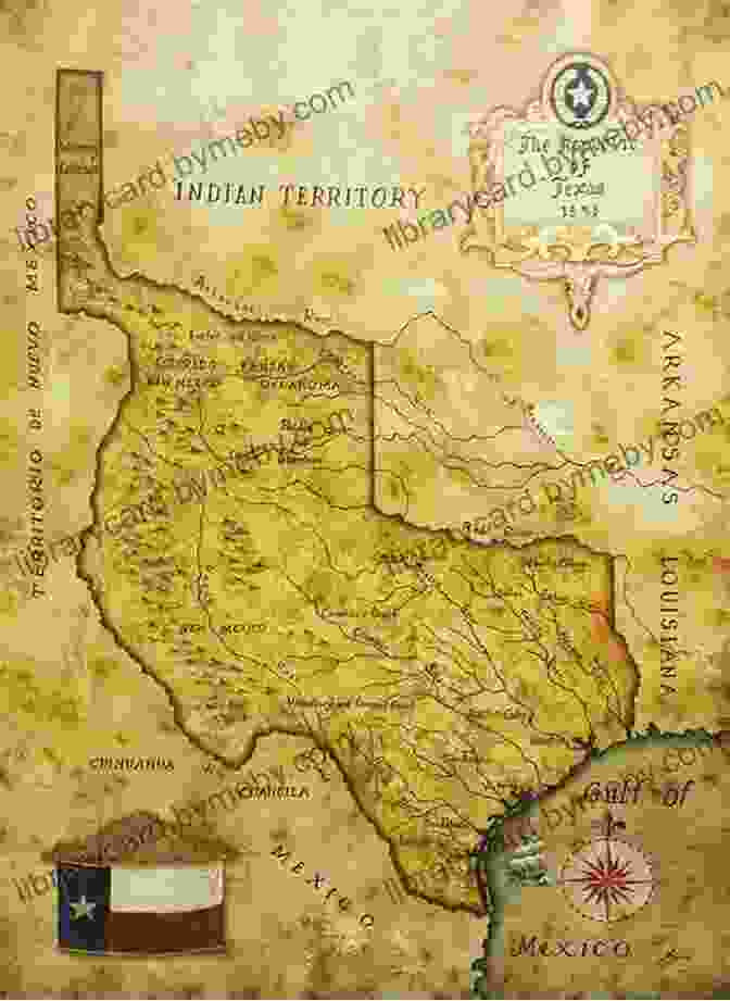 A Map Of The Republic Of Texas The Great Of Texas: The Crazy History Of Texas With Amazing Random Facts Trivia (A Trivia Nerds Guide To The History Of The United States 1)