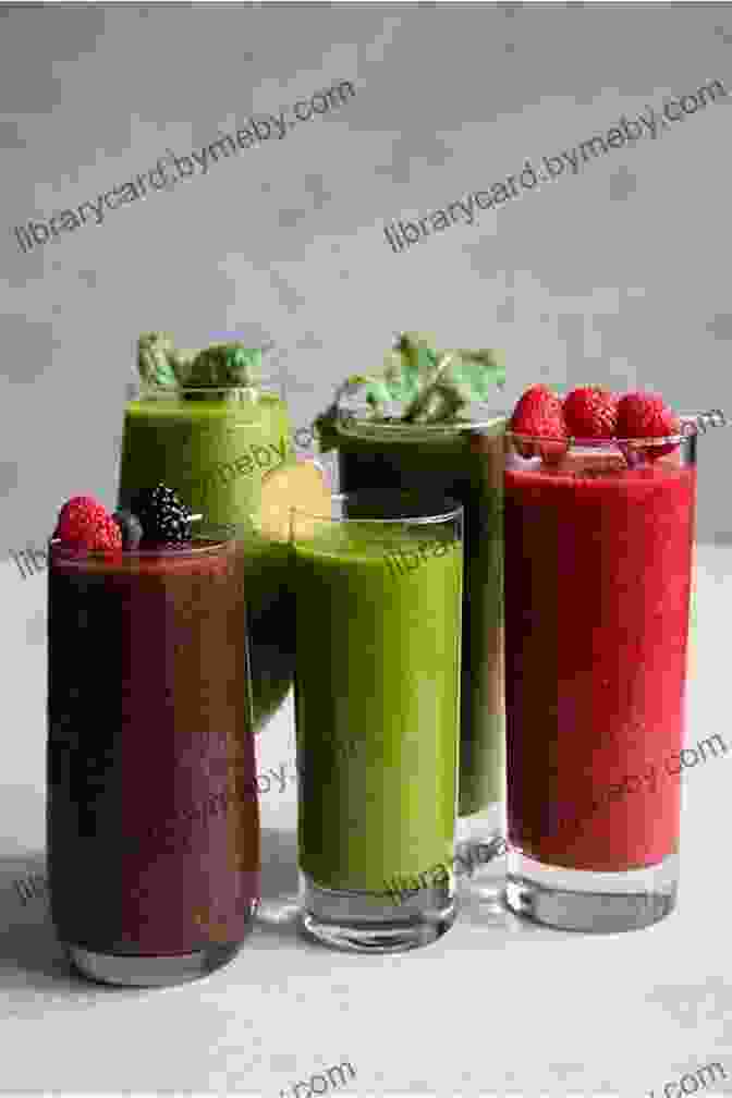 A Refreshing Image Of A Green Smoothie With Fruits And Vegetables CONVECTION OVEN COOKBOOK: Learn To Make 500+ Easy And Healthy Recipes With The Amazing Appliance And Enjoy Your Meals