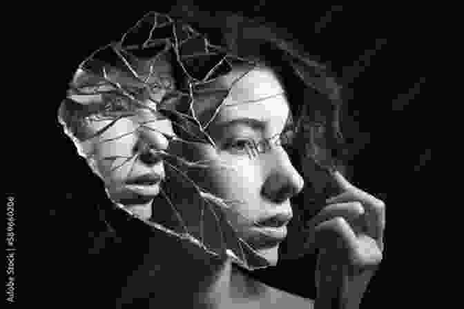 A Woman's Silhouette Reflected In A Shattered Mirror, Symbolizing The Fragmentation Of Her Mind It Came In The Mail