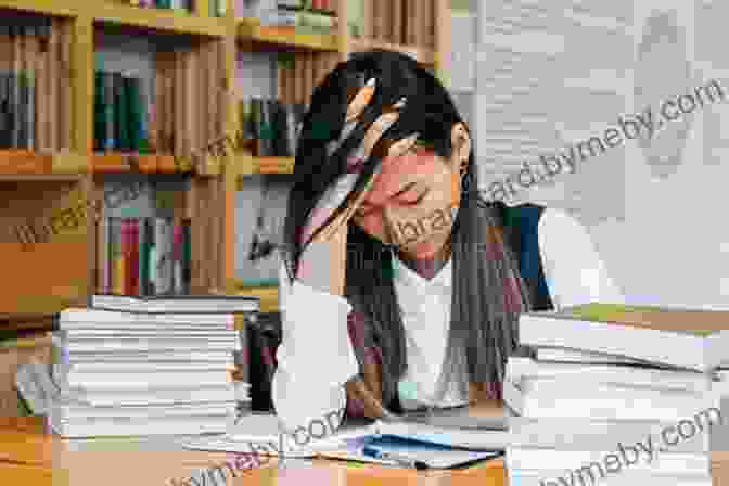 A Young Student Studying At A Desk, Surrounded By Books And Notes. Stories Of My Last Semesters