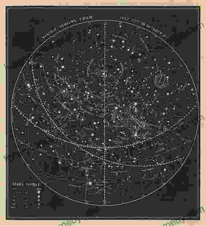 An Ancient Star Chart Depicting The Constellations And Celestial Bodies Observed By Early Civilizations. The Copernican Revolution: Planetary Astronomy In The Development Of Western Thought