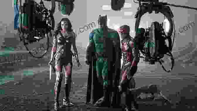 An Image Of Justice League Characters Posing For A Behind The Scenes Photo Justice League: A BRBTV Report (BRBTV Reports 12)