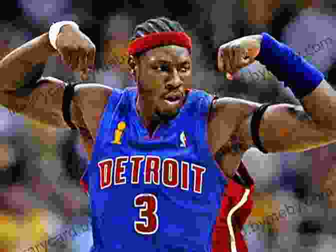 Benjamin Wallace Posing In A Pistons Uniform With His Hands On His Hips 11 127 A Short Benjamin M Wallace