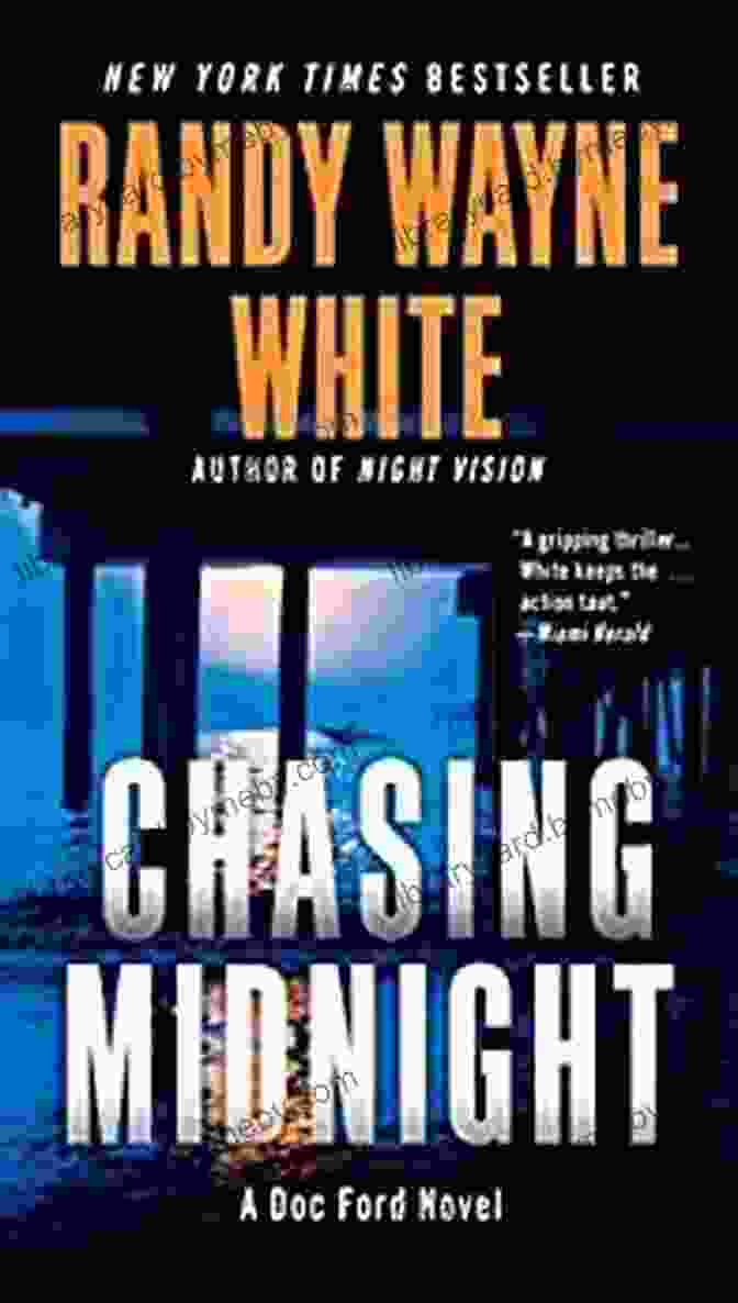 Chasing Midnight Doc Ford Novel 19 Book Cover Featuring A Mysterious Man Holding A Gun Chasing Midnight (A Doc Ford Novel 19)