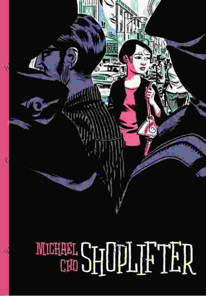 Cover Of Shoplifter By Michael Cho, Featuring A Silhouette Of A Young Woman With A Shopping Bag In Hand, Set Against A Backdrop Of A Cityscape Shoplifter (Pantheon Graphic Library) Michael Cho