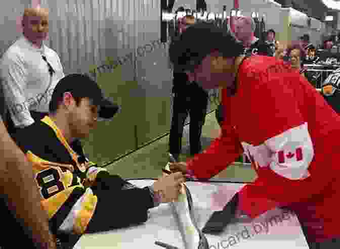 Crosby Signing Autographs For Fans Sidney Crosby: The Inspirational Story Of Hockey Superstar Sidney Crosby (Sidney Crosby Unauthorized Biography Pittsburgh Penguins Canada Nova Scotia NHL Books)