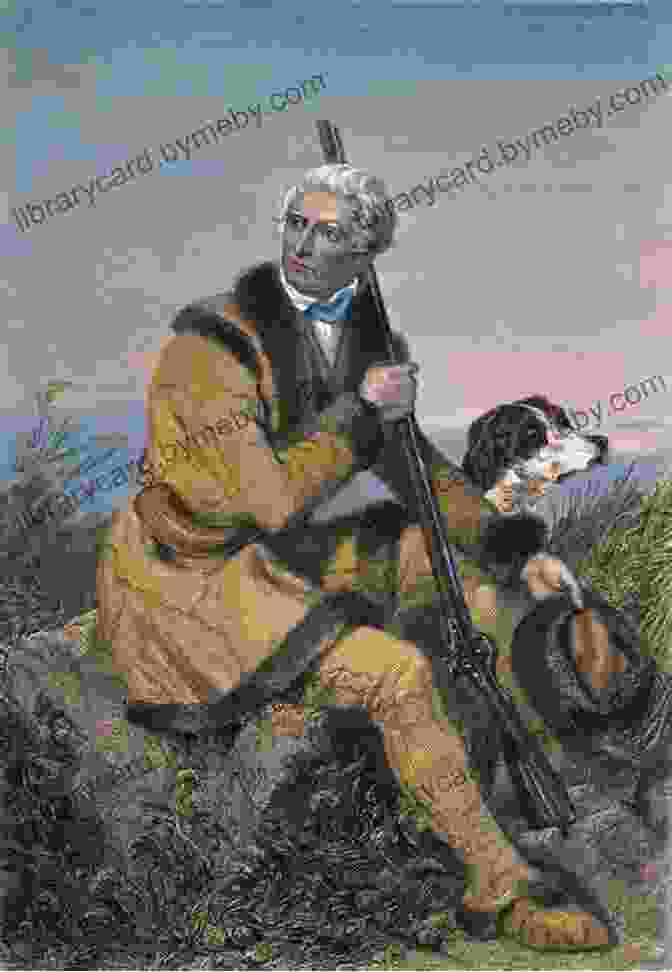 Daniel Boone, A Rugged Frontiersman With A Determined Gaze, Wearing A Fur Cap And Buckskin Clothing. Blood And Treasure: Daniel Boone And The Fight For America S First Frontier