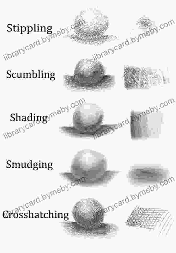 Demonstration Of Different Pencil Strokes, Including Hatching, Cross Hatching, And Blending Colored Pencil For The Serious Beginner: Basic Lessons In Becoming A Good Artist