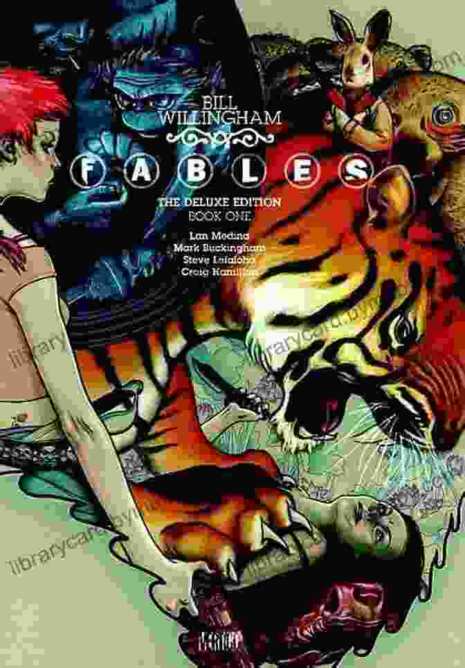 Fables The Deluxe Edition One Book Cover With Intricate Illustrations Fables: The Deluxe Edition One