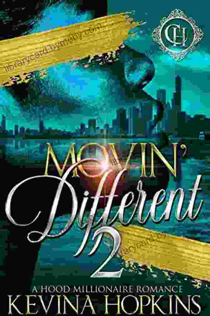 Movin' Different: Hood Millionaire Romance Book Cover Featuring A Man And Woman Embracing Against A Backdrop Of City Lights Movin Different: A Hood Millionaire Romance