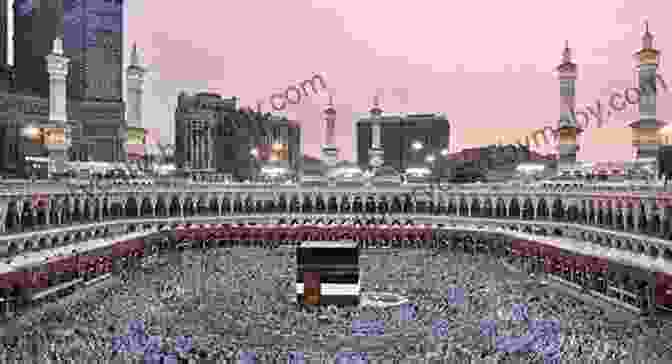 Panoramic View Of The Grand Mosque In Mecca, Saudi Arabia Saudi Arabia (Major Muslim Nations)