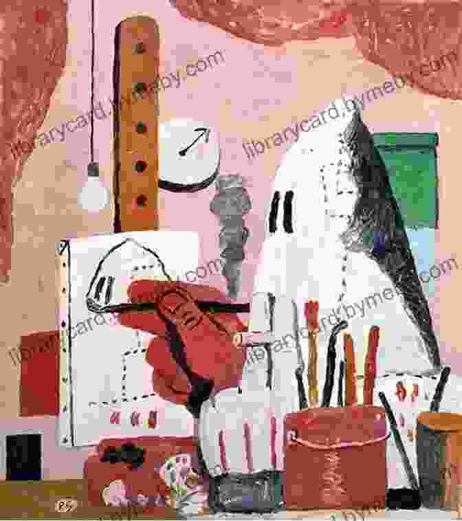 Philip Guston Self Portrait, A Somber Painting With The Artist Depicted With A Cigarette In Hand, Contemplative Expression Guston In Time: Remembering Philip Guston