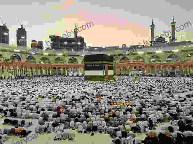 Pilgrims Gathering At The Grand Mosque In Mecca, Saudi Arabia Saudi Arabia (Major Muslim Nations)