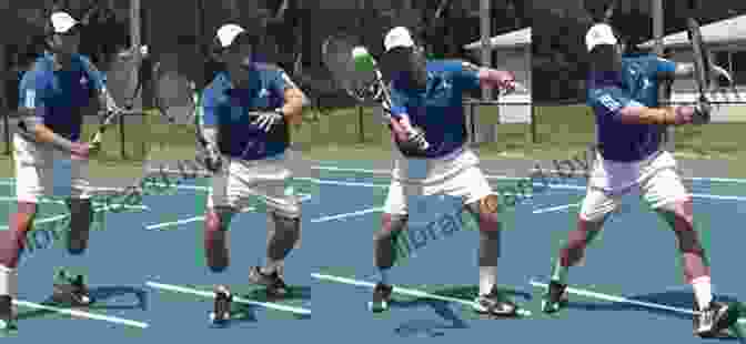 Player Executing A Forehand Stroke LAWN TENNIS FOR BEGINNERS THE ULTIMATE GUIDE: How To Play Tennis A Beginner S Guide To The Rules And Scoring