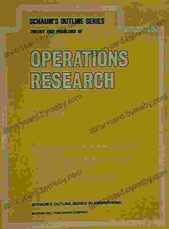 Schaum Outline Of Operations Research Book Cover Schaum S Outline Of Operations Research (Schaum S Outlines)