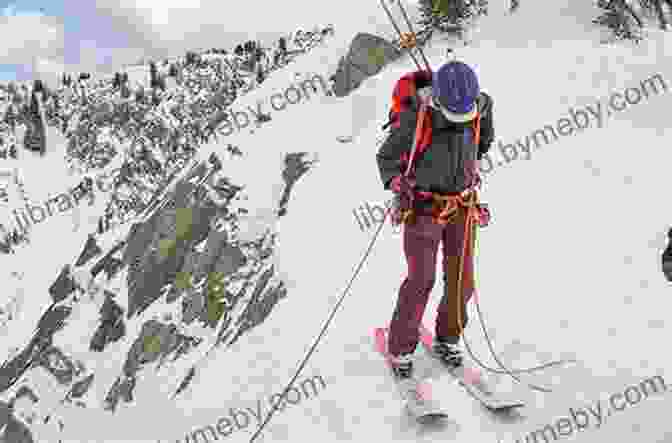 Skier Demonstrating Proper Ski Mountaineering Techniques On A Snowy Slope Alpine Ski Mountaineering Vol 1 Western Alps: Ski Tours In France Switzerland And Italy (Cicerone Winter And Ski Mountaineering S)