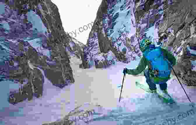 Skier Navigating A Steep And Challenging Ski Mountaineering Route Alpine Ski Mountaineering Vol 1 Western Alps: Ski Tours In France Switzerland And Italy (Cicerone Winter And Ski Mountaineering S)