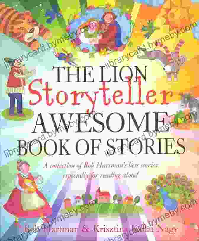 Storyteller Lion's Easter Stories Book Cover Featuring A Joyous Lion And Colorful Easter Eggs Easter Stories: A Storyteller (Lion Storyteller)