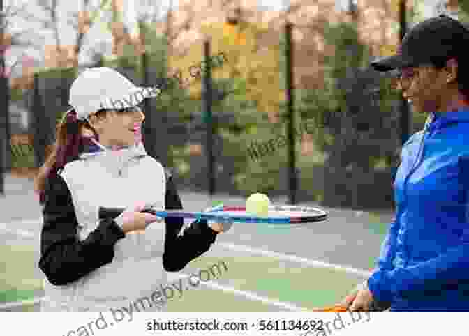 Tennis Players Communicating On The Court Winning Doubles Strategy For Recreational Tennis Players