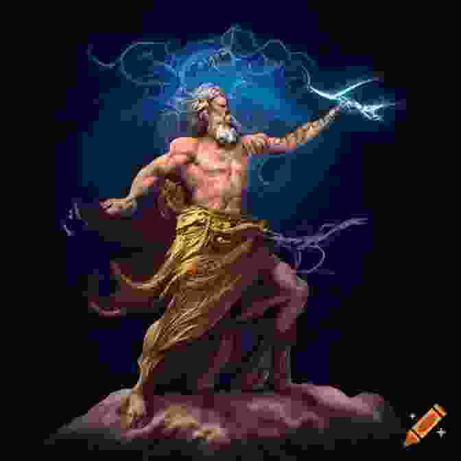 Zeus Wielding His Thunderbolt Classical Myths Gods And Goddesses Of Olympus : The Greek And Roman Mythology Encyclopedia A To Z (annotated And Illustrated)