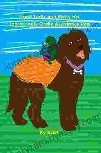 Scout Turtle and Molly His Labradoodle Oodle Assistance Dog